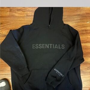 Essentials Charcoal Hoodie for Men